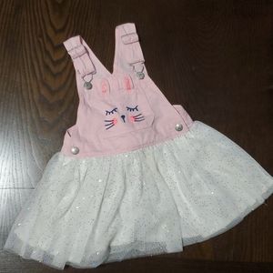 Oshkosh 3T Bunny overall dress